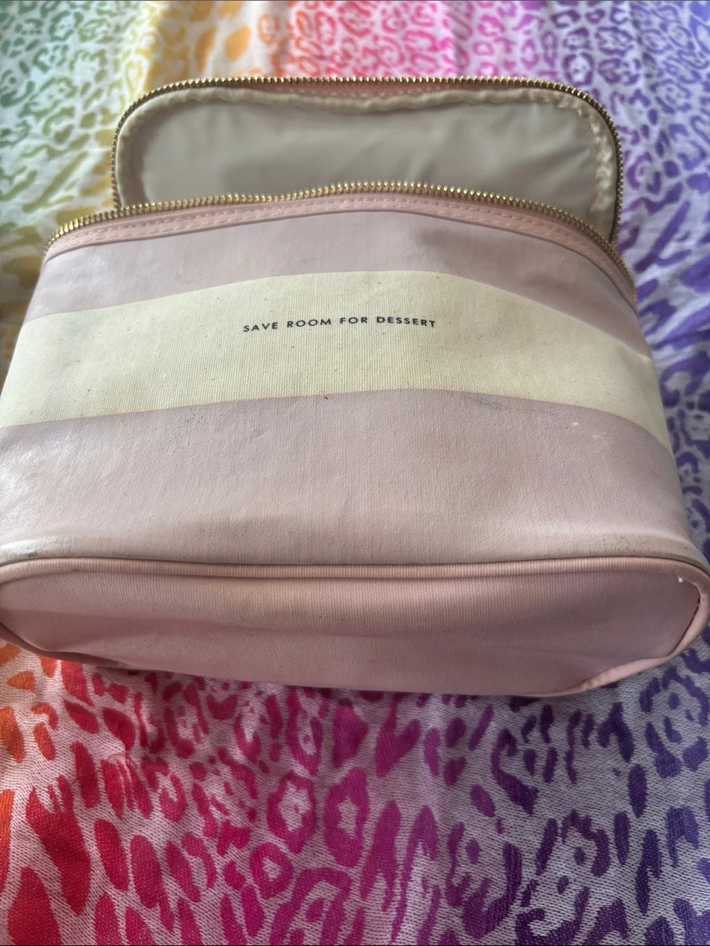 Kate Spade insulated lunch box Save Room for Dessert